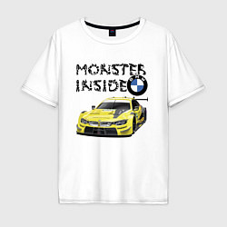 Мужская футболка оверсайз BMW M Power Monster inside