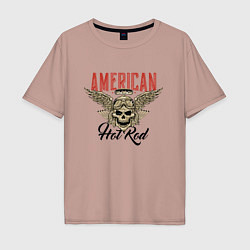 Мужская футболка оверсайз American Hot Rod