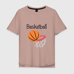 Мужская футболка оверсайз Game Basketball