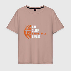 Мужская футболка оверсайз Basket Life
