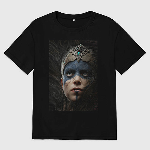 Мужская футболка оверсайз Hellblade Adventure / Черный – фото 1