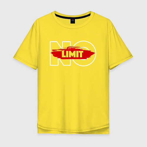 Мужская футболка оверсайз No Limit / Желтый – фото 1