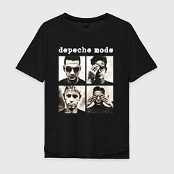 Мужская футболка оверсайз DEPECHE MODE ДЕПЕШ МОД