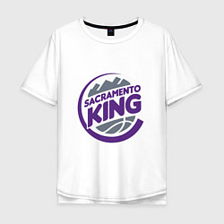 Мужская футболка оверсайз Sacramento King