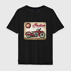 Мужская футболка оверсайз Indian motorcycle 1901