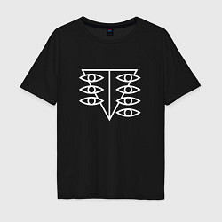 Футболка оверсайз мужская Seele logo, цвет: черный
