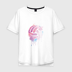 Мужская футболка оверсайз Volleyball Colors