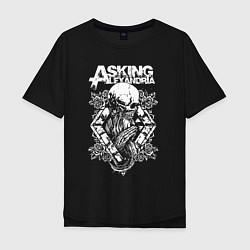 Мужская футболка оверсайз Asking alexandria Александрия