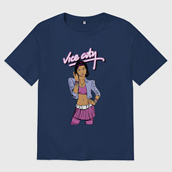 Мужская футболка оверсайз GTA 3 Girl