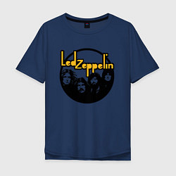 Мужская футболка оверсайз Led Zeppelin Лед Зеппелин