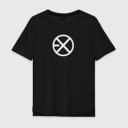 Мужская футболка оверсайз Лого exo эхо