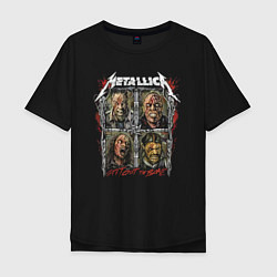 Мужская футболка оверсайз Metallica Выплюнь кость Spit out the bone