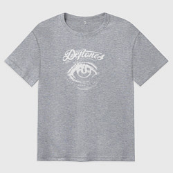 Мужская футболка оверсайз Deftones глаз