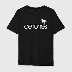 Мужская футболка оверсайз Deftones лошадь