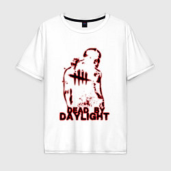 Футболка оверсайз мужская Dead by Daylight dbd, цвет: белый