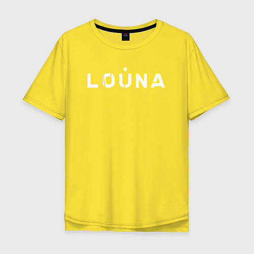 Мужская футболка оверсайз Лоуна louna 1984 / Желтый – фото 1
