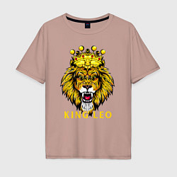 Мужская футболка оверсайз KING LEO Король Лев