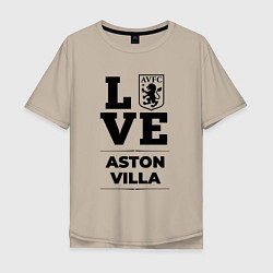 Мужская футболка оверсайз Aston Villa Love Классика
