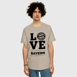 Футболка оверсайз мужская Bayern Love Классика, цвет: миндальный — фото 2