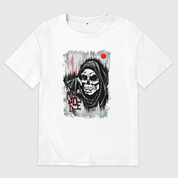 Футболка оверсайз мужская Ride or, цвет: белый