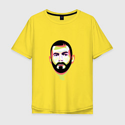 Футболка оверсайз мужская Benzema Style, цвет: желтый