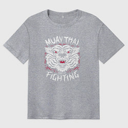Мужская футболка оверсайз Искусство боя Муай Тай