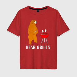 Мужская футболка оверсайз Bear Grills Беар Гриллс