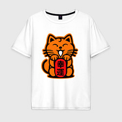 Мужская футболка оверсайз JDM Cat