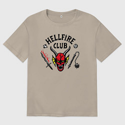 Мужская футболка оверсайз Hellfire Club Stranger Things 4