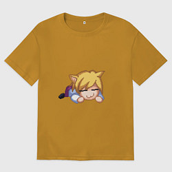 Мужская футболка оверсайз Неко-Арк