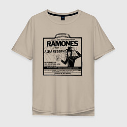 Мужская футболка оверсайз Live at the Palladium, NY - Ramones