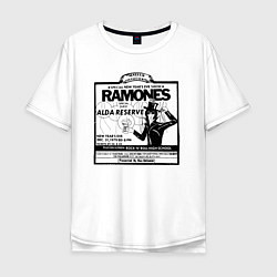 Мужская футболка оверсайз Live at the Palladium, NY - Ramones