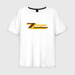 Мужская футболка оверсайз ZZ top logo