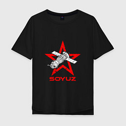 Мужская футболка оверсайз Soyuz - Space