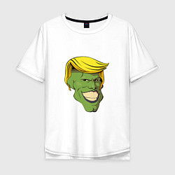 Мужская футболка оверсайз Трамп - Маска
