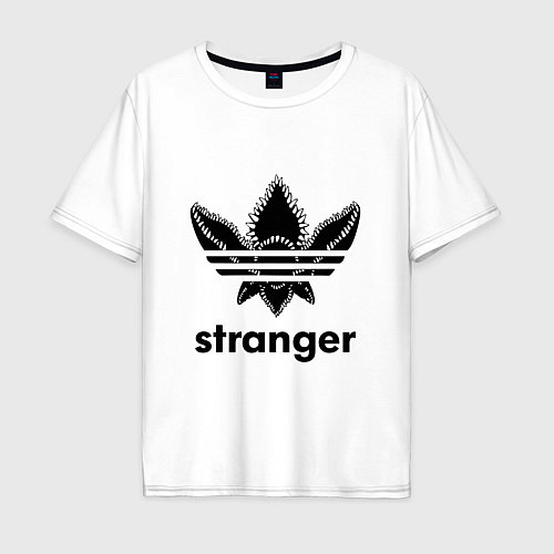 Мужская футболка оверсайз Demogorgon - Stranger / Белый – фото 1