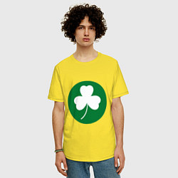 Футболка оверсайз мужская Celtics Style, цвет: желтый — фото 2