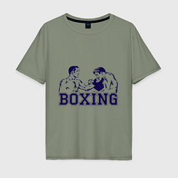 Мужская футболка оверсайз Бокс Boxing is cool