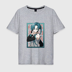 Мужская футболка оверсайз Hatsune Miku Drain
