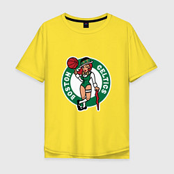 Мужская футболка оверсайз Celtics Girl