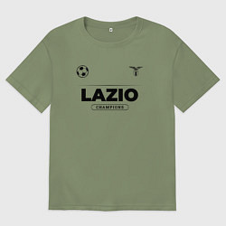 Мужская футболка оверсайз Lazio Униформа Чемпионов