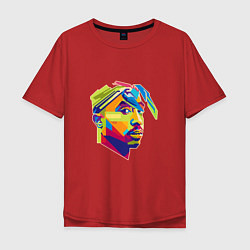 Мужская футболка оверсайз 2PAC Style