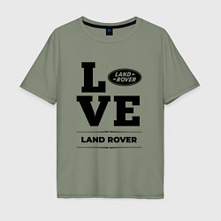 Мужская футболка оверсайз Land Rover Love Classic