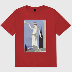 Футболка оверсайз мужская Robe du Soir, de Worth Муза, цвет: красный