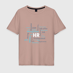 Мужская футболка оверсайз HR terms