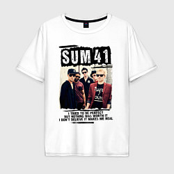 Мужская футболка оверсайз SUM 41 PIECES