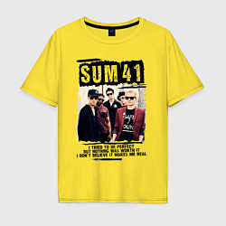 Мужская футболка оверсайз SUM 41 PIECES