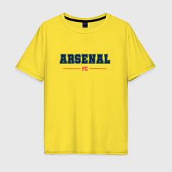 Футболка оверсайз мужская Arsenal FC Classic, цвет: желтый