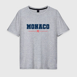 Футболка оверсайз мужская Monaco FC Classic, цвет: меланж