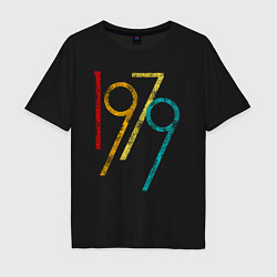 Мужская футболка оверсайз Огромное число 1979